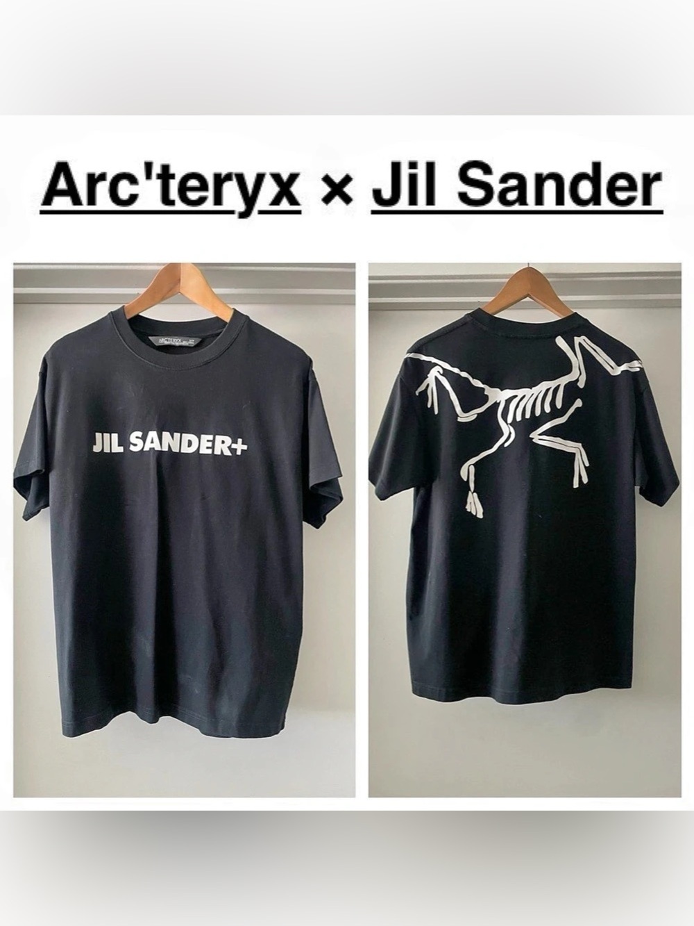 Arc'teryx x Jil Sander Men’s Black Graphic T-Shirt Like New